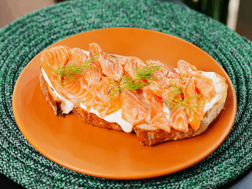 Gravlax de salmão